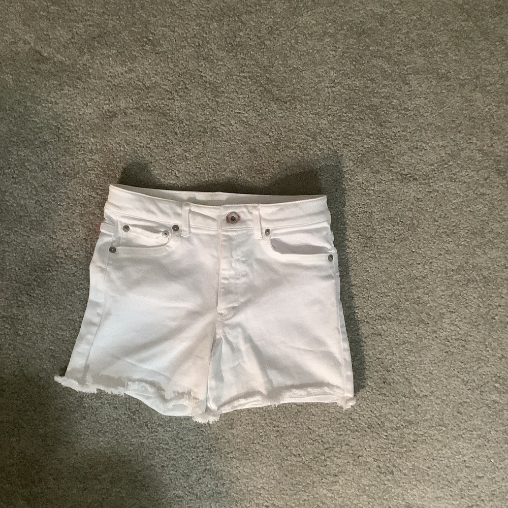 Kids Vineyard Vines White Denim Shorts